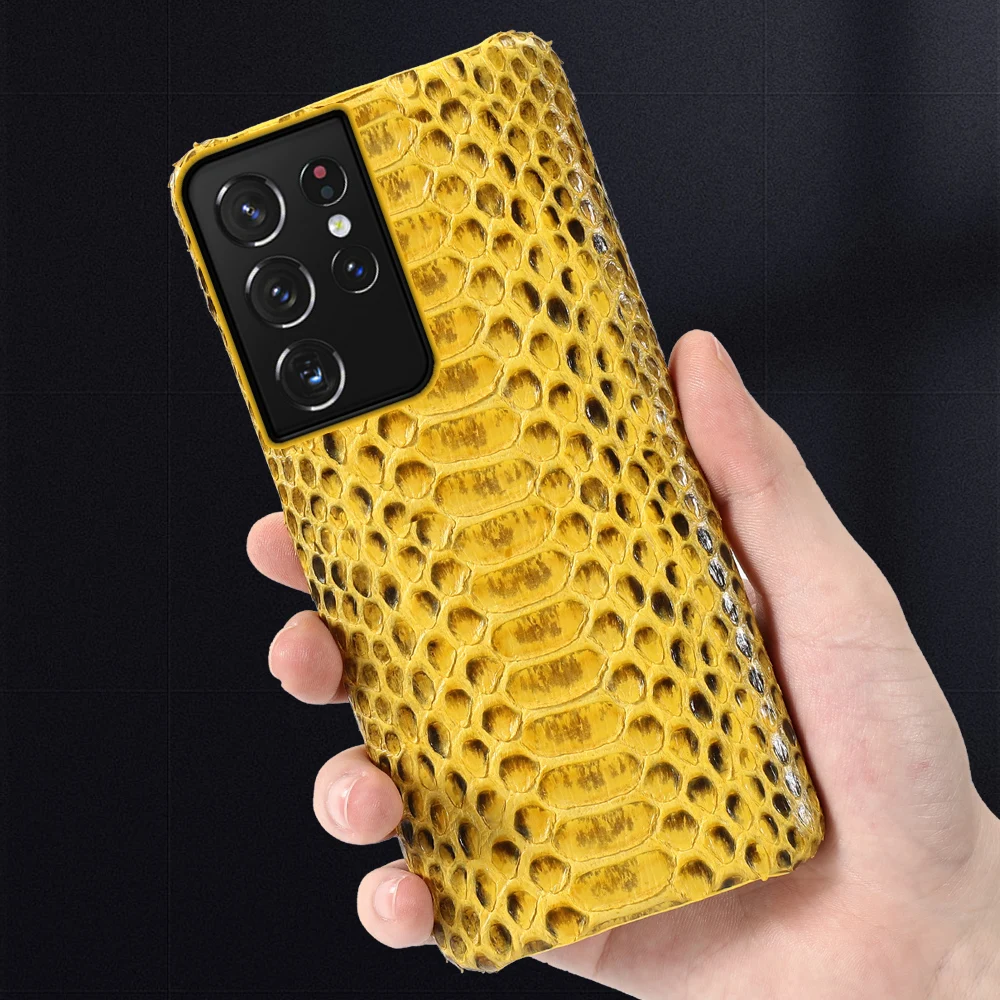 Luxury 100% Genuine Leather Cover Case for Samsung galaxy S24 S23 S21 S22 Ultra S21 FE S24 Plus Note 20 10 A53 5G A55 A54