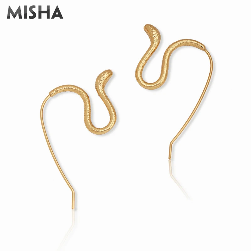 MISHA Модные серьги для женщин высококачественный ручной работы обруч ювелирные серьги для молодых девушек женские подарки 0077