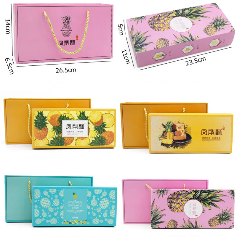 Подарочная коробка для упаковки ананасов 10 шт. печенья конфет шоколада свадьбы