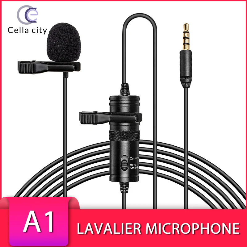 Городской петличный конденсаторный микрофон CELLA профессиональное оборудование