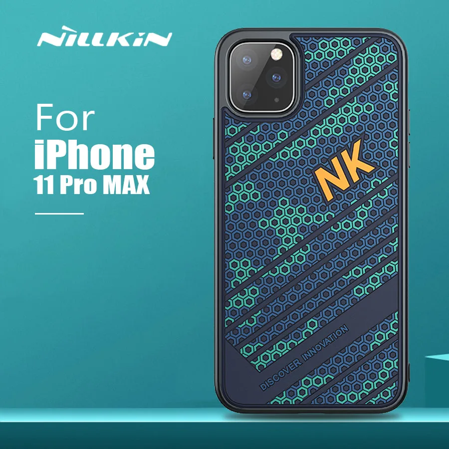 Для iPhone 11 11 Pro Max чехол для камеры Nillkin Роскошная текстура Спортивная Силиконовая задняя крышка Camshield для iPhone 11 Pro Max чехол для телефона