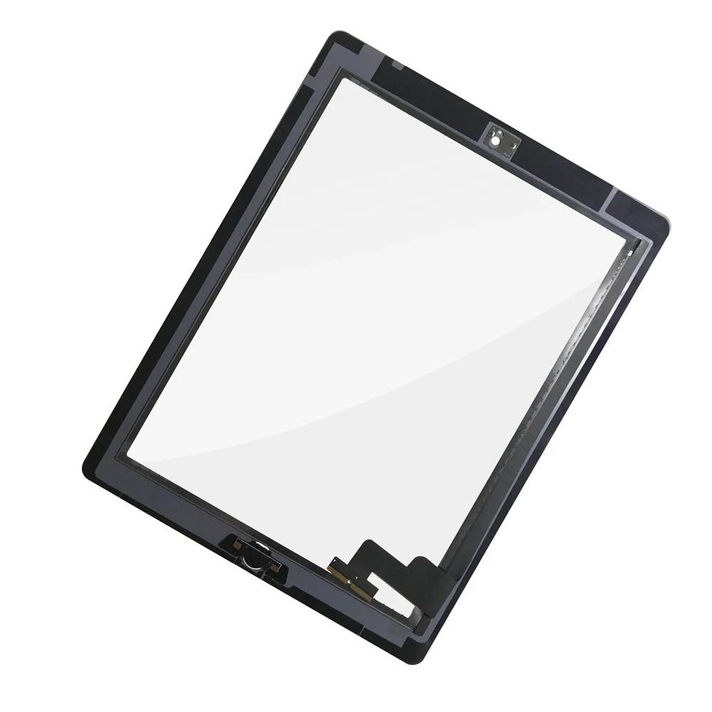 Для iPad 2 2nd Gen A1395 A1396 A1397 9," lcd Внешний сенсорный экран дигитайзер запасная Передняя стеклянная панель+ кнопка Home