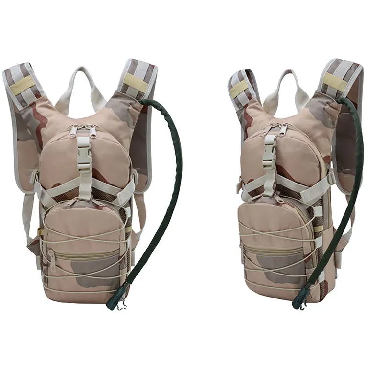 Тактический Рюкзак Molle, военный походный велосипедный гидратационный рюкзак, спортивная альпинистская походная сумка с водяным пузырем - Цвет: Camou1