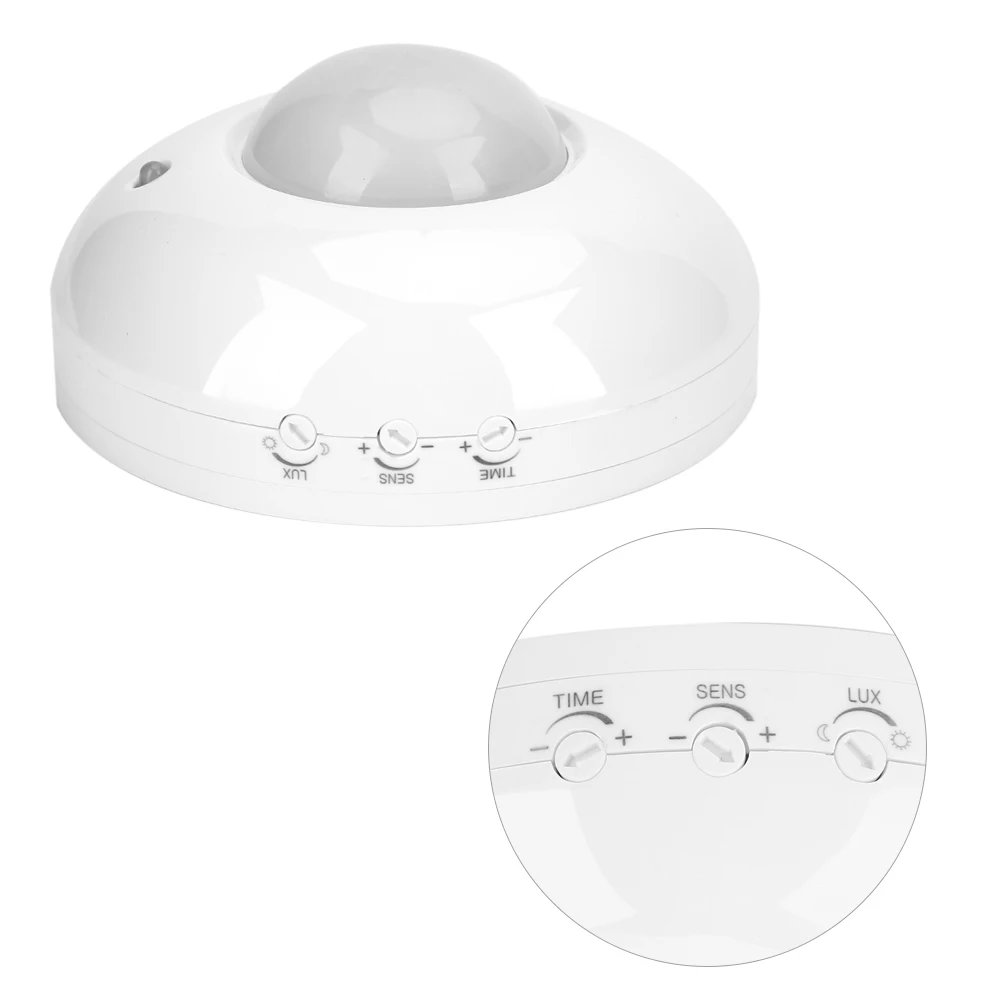 

Infrared Motion Sensor 110V-240V Adjustable Body Motion Movement Ceiling Infrared Sensor Detector Light Bulb Switch Dropshipping