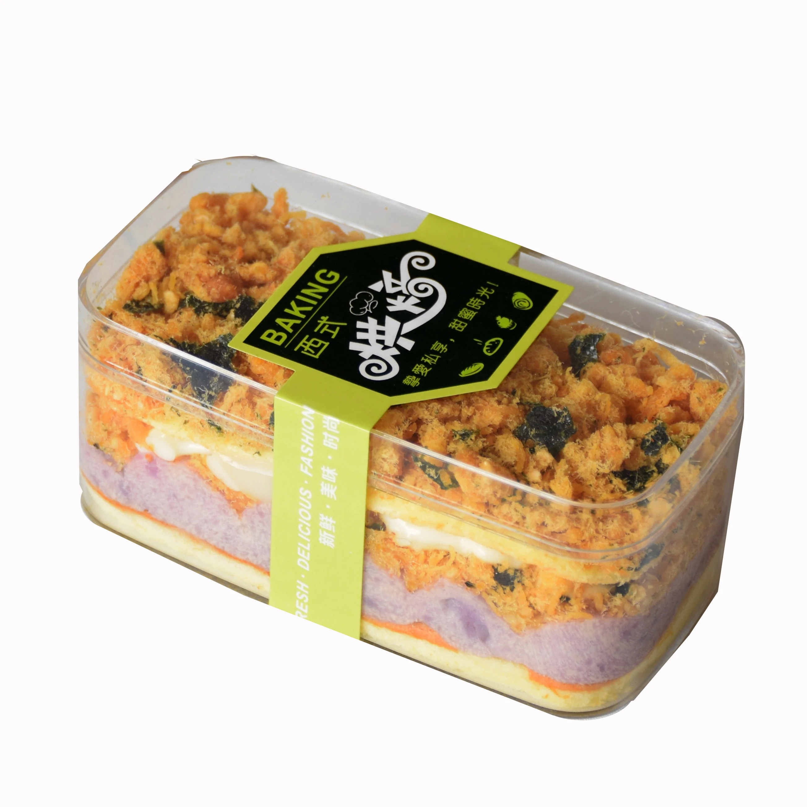 10 шт. прозрачная пластиковая коробка для упаковки тортов десертов