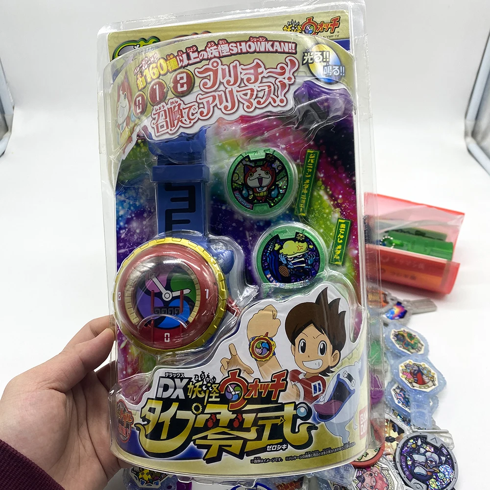 Bandai Genuine Japanese Anime Yokai Watch Dx Peripheral Yo-kai Wrist Watch  Model Collection Emblem Toy - Action Figures - AliExpress