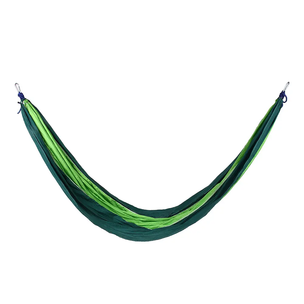 Зеленый Nylon Parachute Hammock Portable Single Hammock Parachute Fabric Travel - Цвет: Зеленый