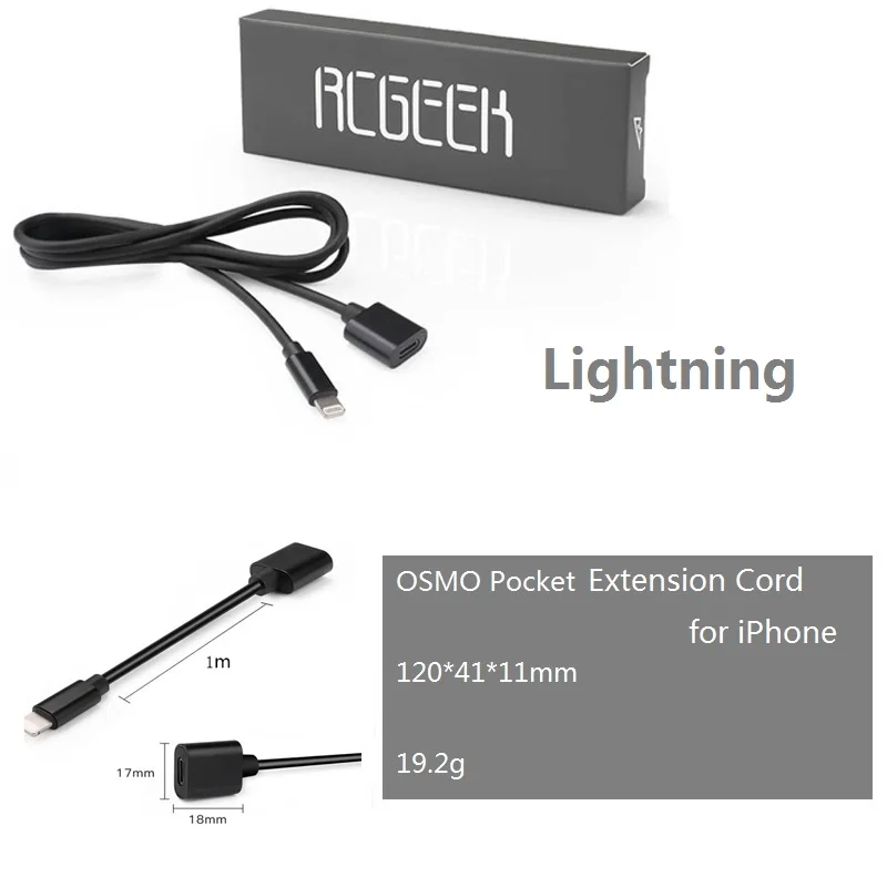 1 м OTG кабель гибкий удлинитель передачи данных адаптер iOS Micro-usb type-C стабилизатор подключен к телефону для DJI OSMO карманные аксессуары