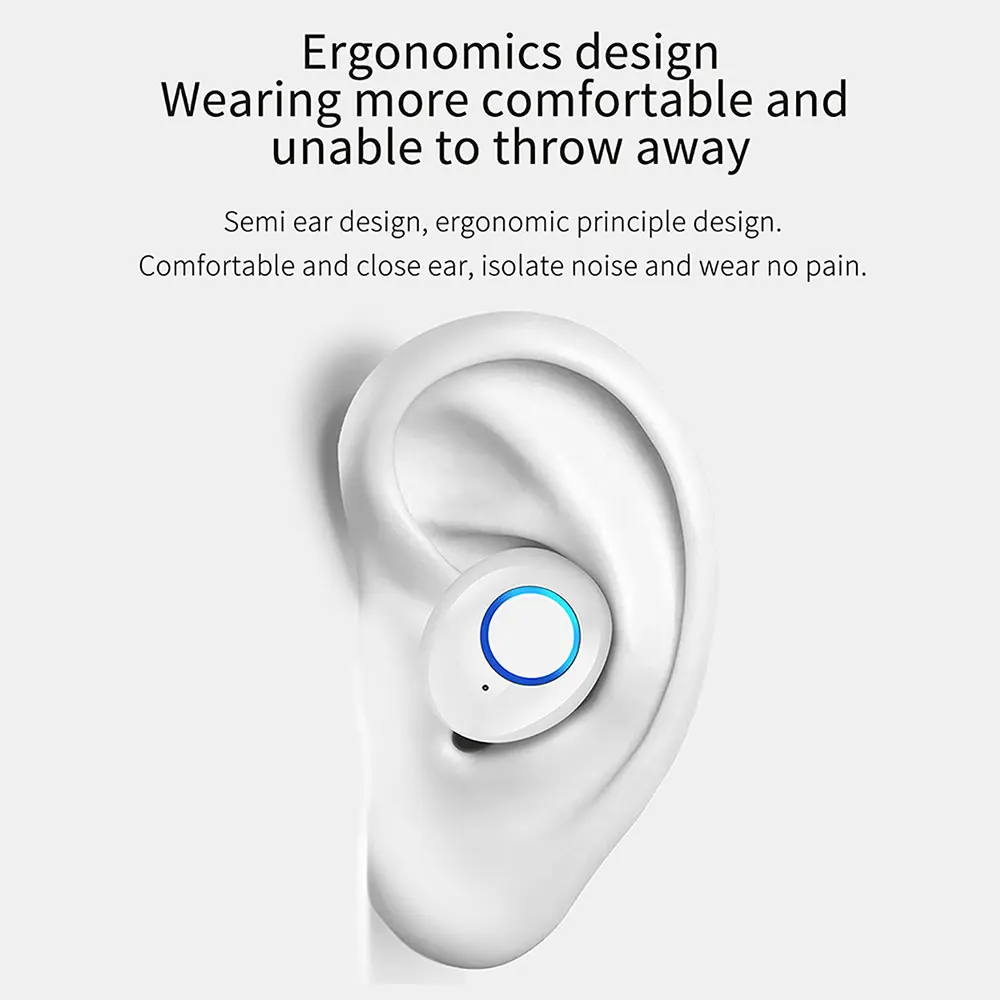 Портативные bluetooth-наушники мини беспроводные наушники-вкладыши TWS Беспроводные Bluetooth 5,0 водонепроницаемый спортивный динамик с зарядным устройством