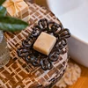 Vintage Rectangle Cast Iron Soap Holder With Hollow Flower Pattern Farm House Accents Handmade Home Garden Tabletop Decor Dish 1