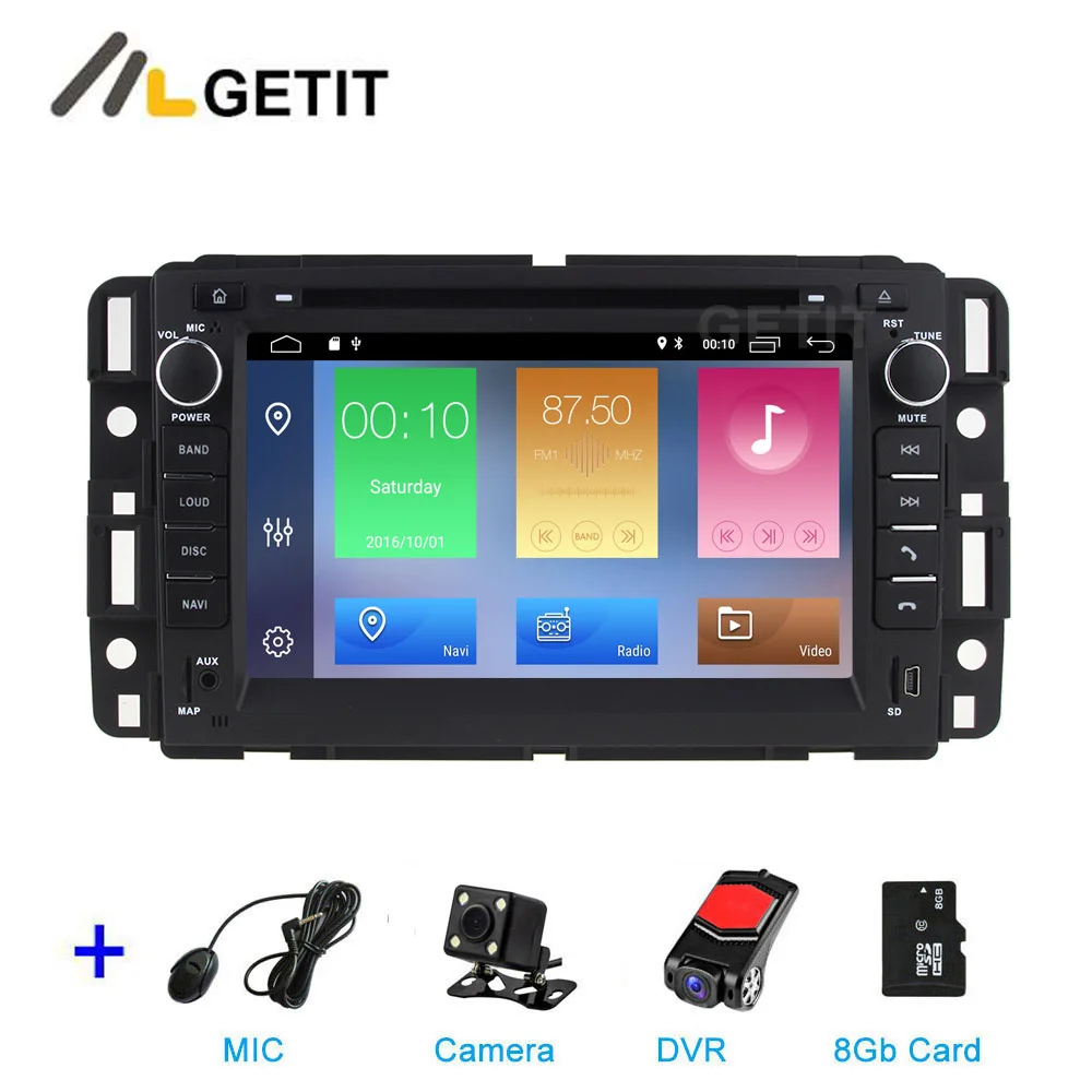 DSP 2G CAMERA DSP Android 9 Автомобильный DVD стерео радиоплеер gps навигация для GMC Chevrolet Chevy Yukon Sierra Tahoe Acadia Suburban - Цвет: DSP 2G CAMERA