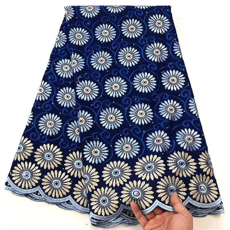 Nigeria Swiss Voile Lace in switzerland Cotton Fabric For Wedding Dress African Embroidery High Quality T5 | Дом и сад