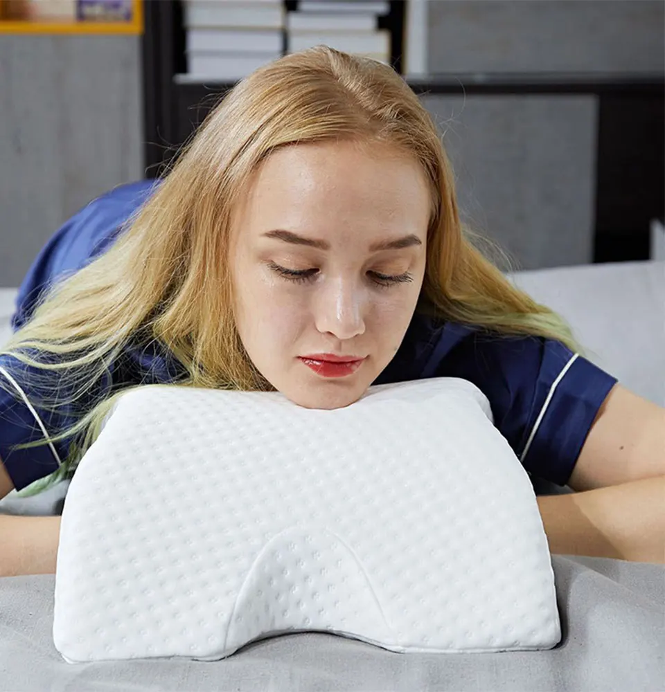 Diniwell изогнутая медленный отскок Memory Foam подушка против давления рук Numb защита шеи мертвые руки пара подушка офис подгузник
