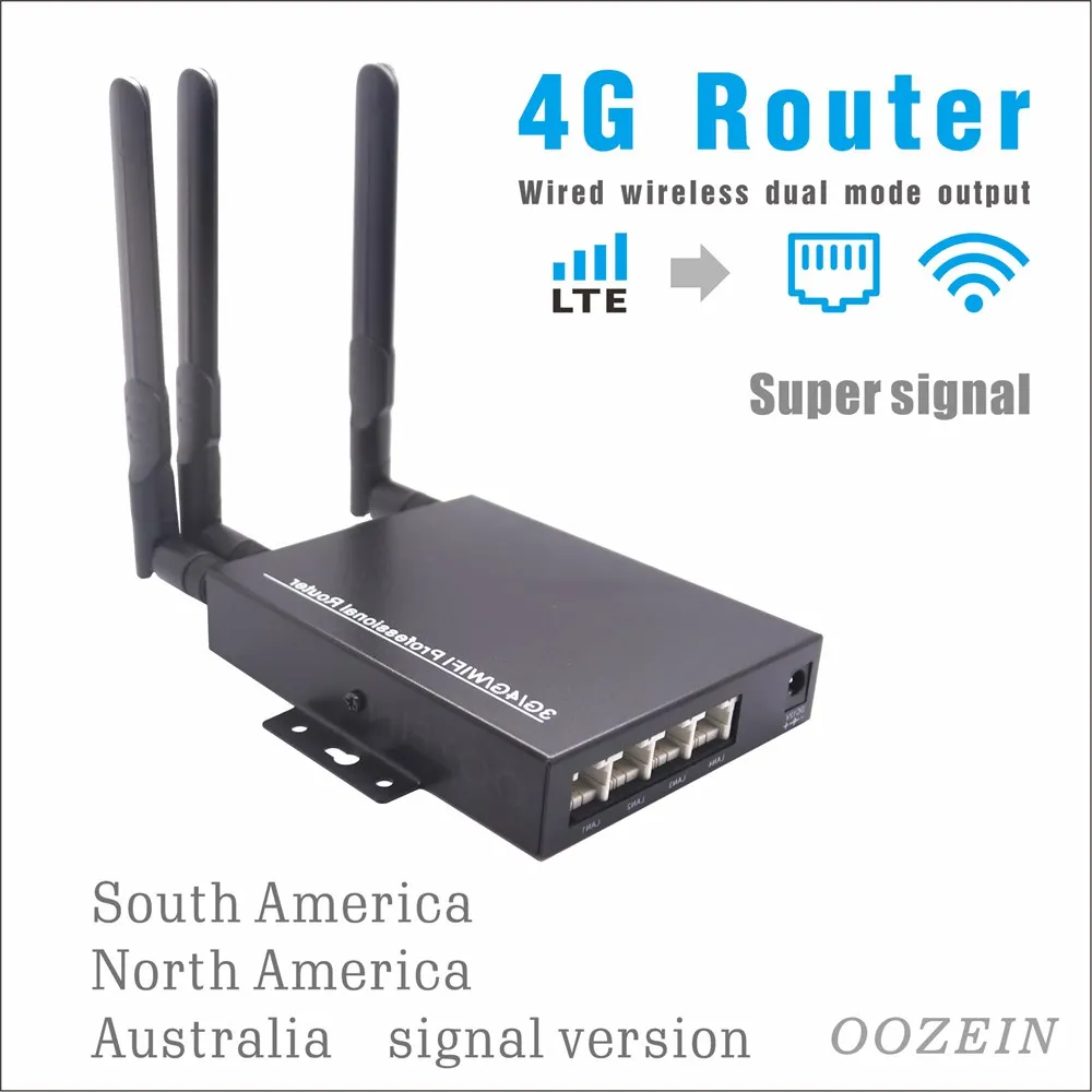4G маршрутизатор Cat6 300 Мбит/с супер высокий сигнал Smart LTE CPE Wifi модем США Канада