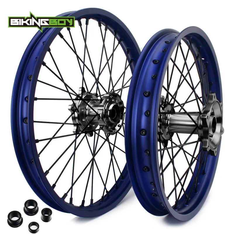 BIKINGBOY Передняя Задняя 21 &quot19&quot ступица обода колеса для Yamaha YZ250F YZ450F YZF 250 YZ-F 450 09 10 11