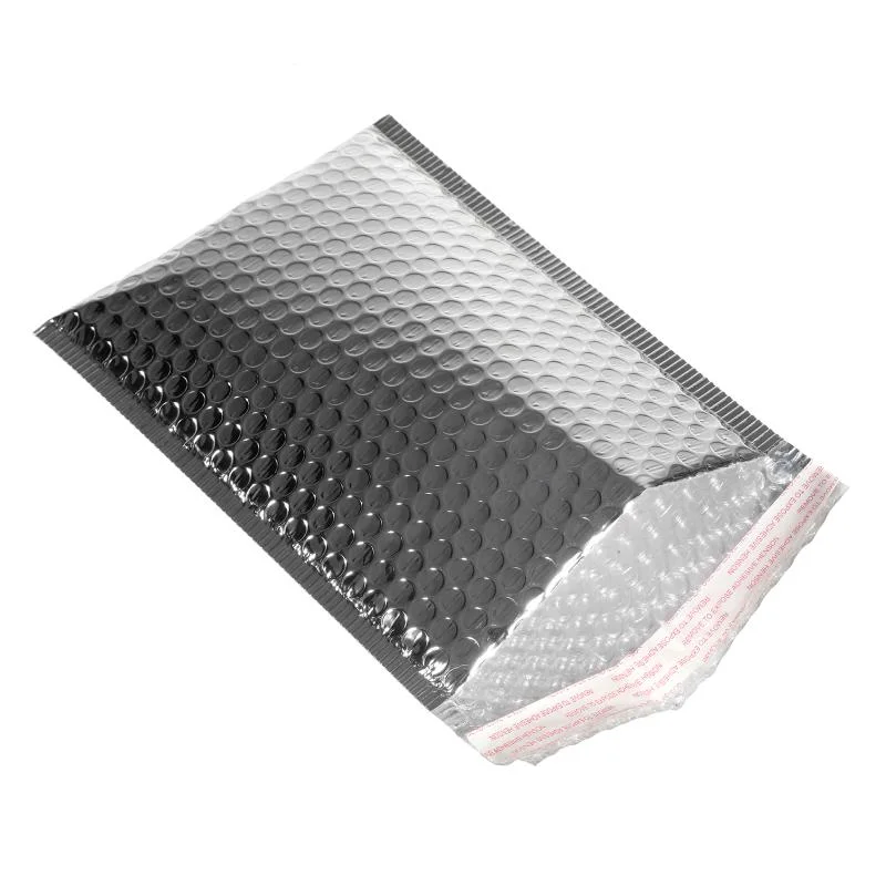 50pcs/Lot Foam Envelope Self Seal Mailers Padded Shipping Envelopes With Bubble Mailing Bag Shipping Packages Black Gold Silver