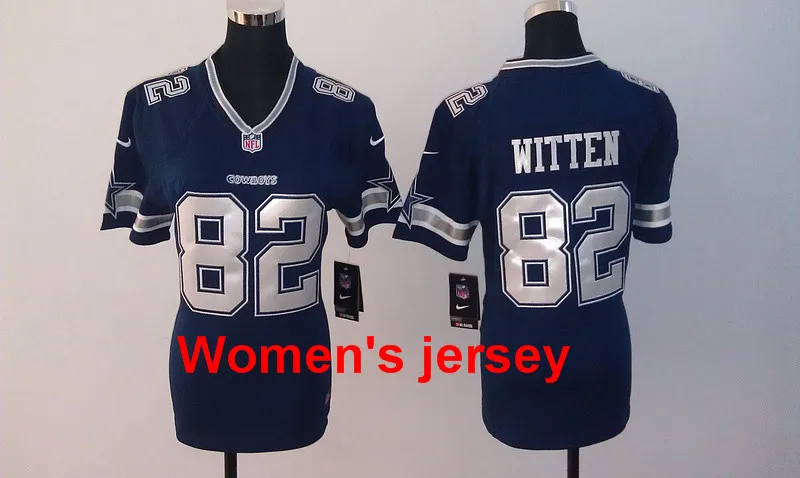 20 A+++ женщины все сшитые Dallas s ladies 82 Jason Witten 9 Tony Romo 19 Miles Auston 50 Sean Lee 88 Dez Bryant Jersey - Цвет: 20