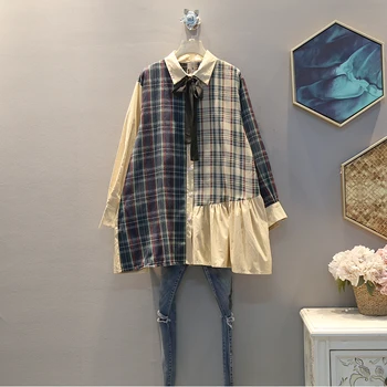 

2020 Spring New Shirts Women Wild Casual Fashion Blouses and Tops Female Long Sleeve Korean-style Women Clothing