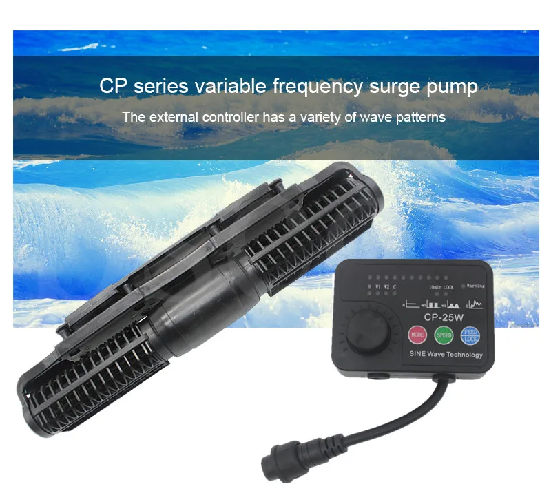 

Jebao Cross flow wave Maker pump Jebao CP-25 CP-40 CP-55 reef coral fresh water fish tank filter 110v 240v