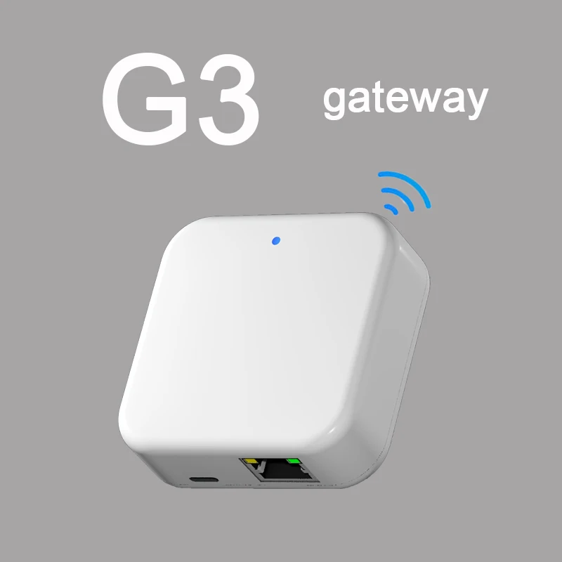 Bluetooth Gateway com TT Lock APP, Conexão Cabo de Rede, Bluetooth