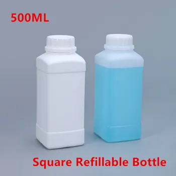 

UMETASS Empty 500ML plastic bottle with Tamper Evident Lid for Cosmetic shampoo Lotion Liquid Food Grade HDPE container