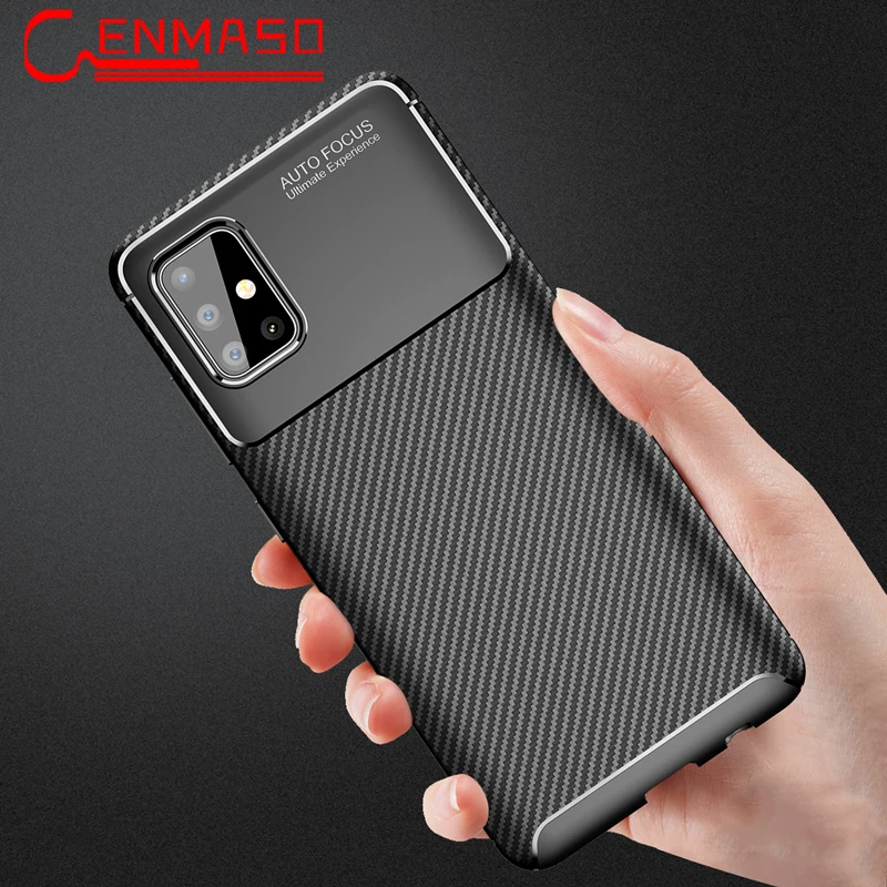 

For Samsung A51 Case Luxury Soft TPU Silicone Full Protection Ultra thin cover For Samsung A51 A71 A81 S10 S20 Note 10 Plus case