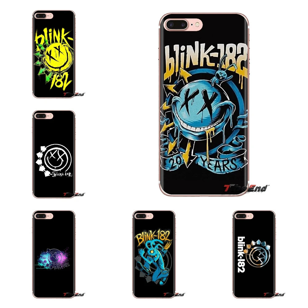 Case Cover Blink 182 Smiley Face Band Logo For iPhone XS Max XR X 4 4S 5 5S 5C SE 6 6S 7 8 Plus Samsung Galaxy J1 J3 J5 J7 A3 A5 |