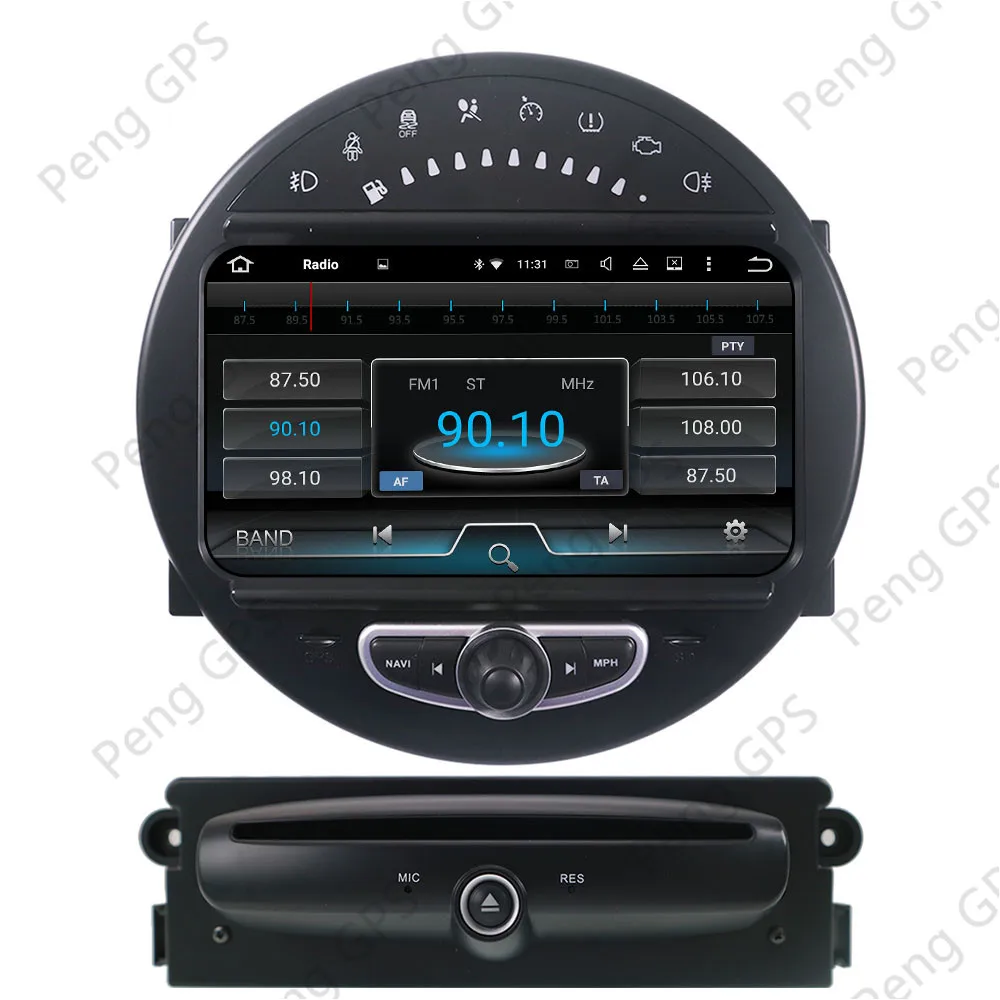 Android 9,0 автомобильный Радио dvd-плеер gps для MINI Cooper 2006 2007 2008 2009 2010 2011 2012 2013 стерео аудио Satnav мультимедийная карта