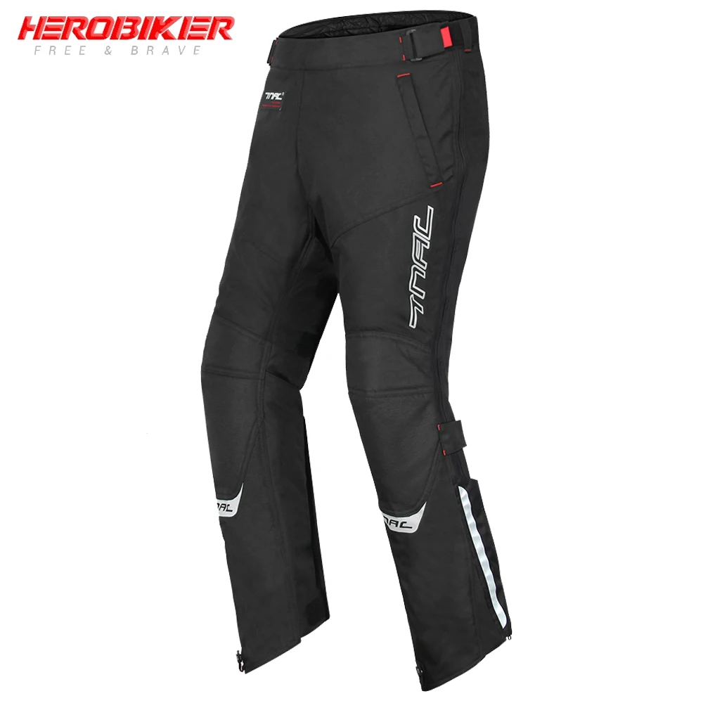 Motorcycle Pants Windproof Winter Motorcycle Men Riding Pants Thermal Warm Detachable CE