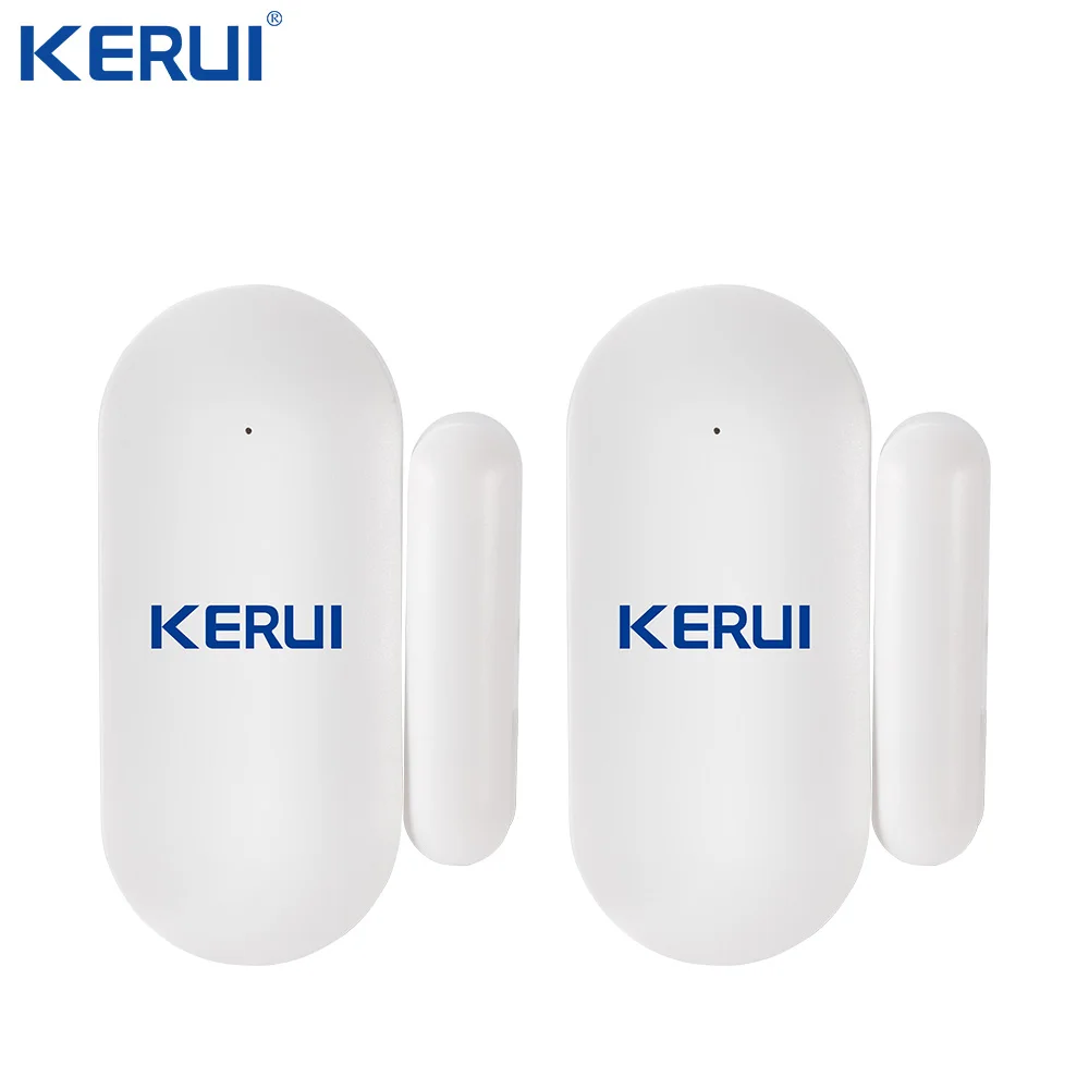 alarm siren KERUI Wireless Mini Small Micro Door Sensor Home Security Door Window Sensor Detector Anti-Tamper For GSM WIFI Alarm System voice alarm sounder Alarms & Sensors