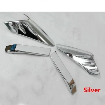 

ABS Rear Tail Trunk Light Lamp Eyelid Eyebrow Frame Cover Trim For Toyota C-HR CHR 2016 2017 2018 matte silver carbon fiber