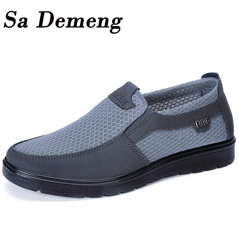 Vulcanize Shoes Flats Mens Fashion Canvas for Brand Zapatos-De-Hombre Demeng Sa