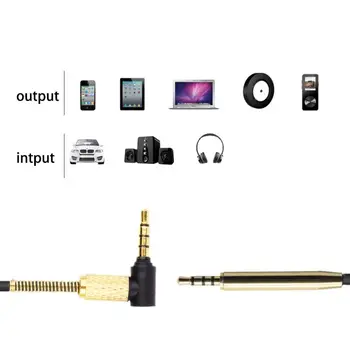 

Audio- Spring Cable For -AKG Y40 Y50 Y45/-JBL S700/QC25 OE2 QC35 Headphone Cable