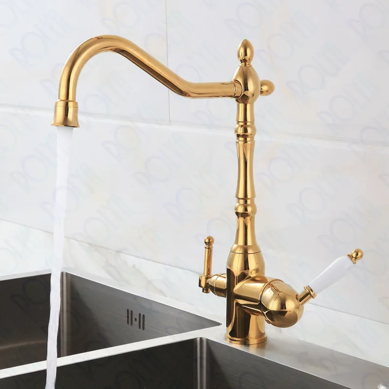 golden victoria style 3 way water filter taps (7)