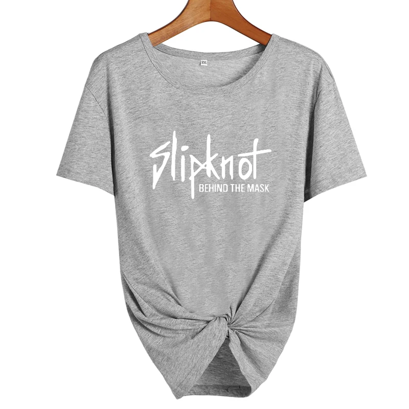 

SLIPKNOT Letter Print T Shirt Women O-Neck Short Sleeve Tee Shirt Femme Fashion For Lady Tops Camisetas Mujer