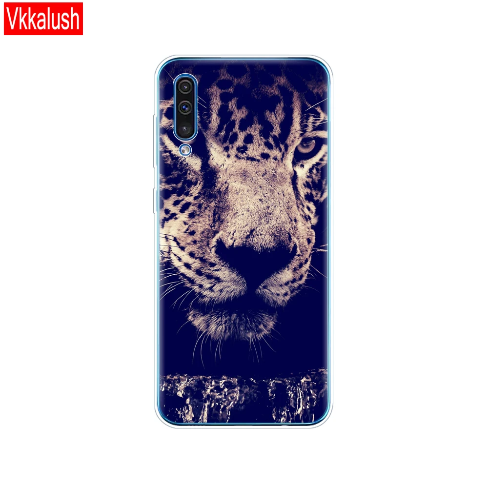 80147 Для samsung Galaxy A30S силиконовый прозрачный Футляр задняя крышка чехол для телефона samsung A30 A307 A307F SM-A307F мягкий чехол 6,4 cat - Цвет: 80147