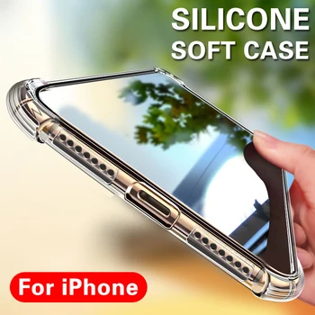 

Fashion Nano Shockproof Transparent Silicone Phone Case For iPhone 11 Pro X XS XR XS Max 8 7 6 6S Plus protection Back Cover