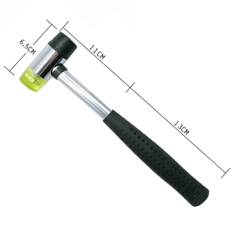 25 мм резиновый молоток двухсторонний мини молоток резиновый молоток/стеклянный шарик молоток головка мягкий инструмент для молотка/ручной инструмент для работы по дереву