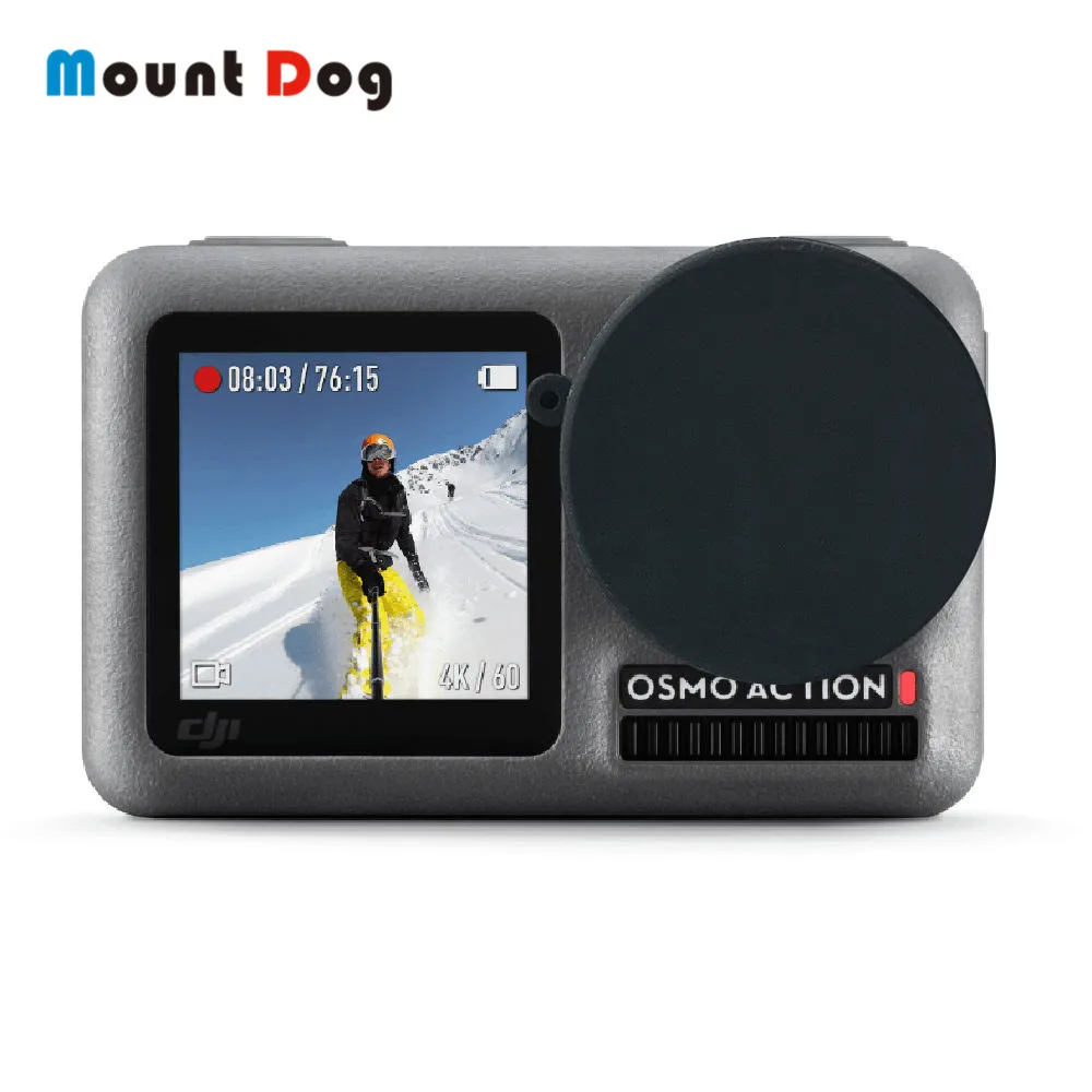 Крышка объектива экшн камеры MountDog для DJI OSMO Пыленепроницаемая Защитная крышка