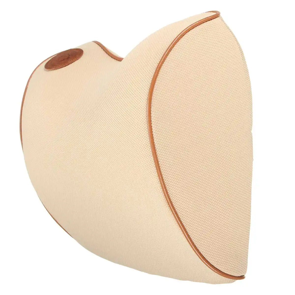 Beige Автомобильная подушка для сиденья с эффектом памяти, подушка для путешествий, защита шеи, подушка для шеи, подушка для путешествий, постельные принадлежности, подушка для здоровья - Цвет: Beige