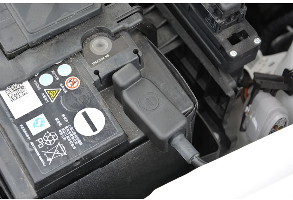 ABS отрицательная крышка клеммы аккумулятора для Polo Passat B5 Golf 6 Touran Fabia Октавия Рапид