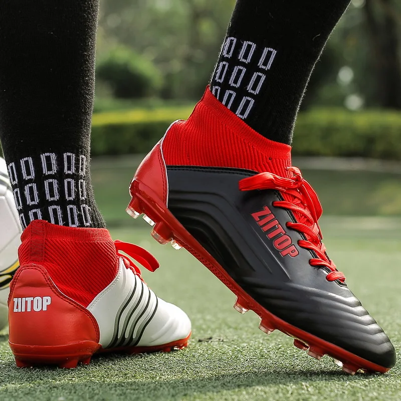 Football Boots Turf Soccer Shoes Crampons Superfly Breathable Cheap Original TF Kids Football Futsal Boots Sneakers Men Cleats