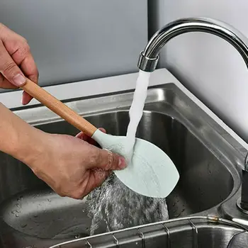 

11PCS/SET Kitchen Utensils Wooden Handle Silicone Cooking Set Cooking Tools