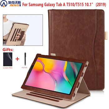 

Case for Samsung Galaxy Tab A 10.12019 SM-T510 SM-T515 T510 T515 Tablet cover Stand Case for Tab A 10.1'' 2019 tablet with card slot hand grap