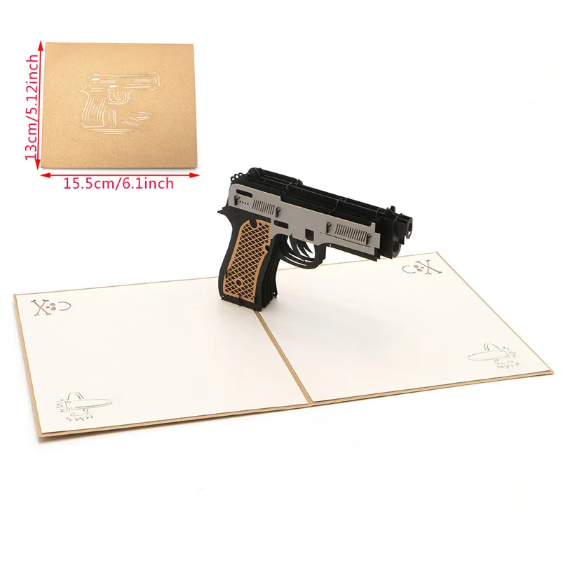  3D Pop Up Greeting Card Postcard Valentines Christmas Gift Birthday Invitation D08D - 4.00036E+12
