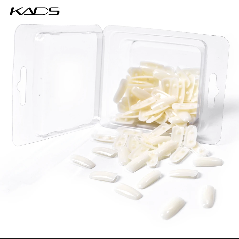 KADS 100 ШТ./УПАК. Splastic типсы для использования практики Практика дисплей Обучение Nail