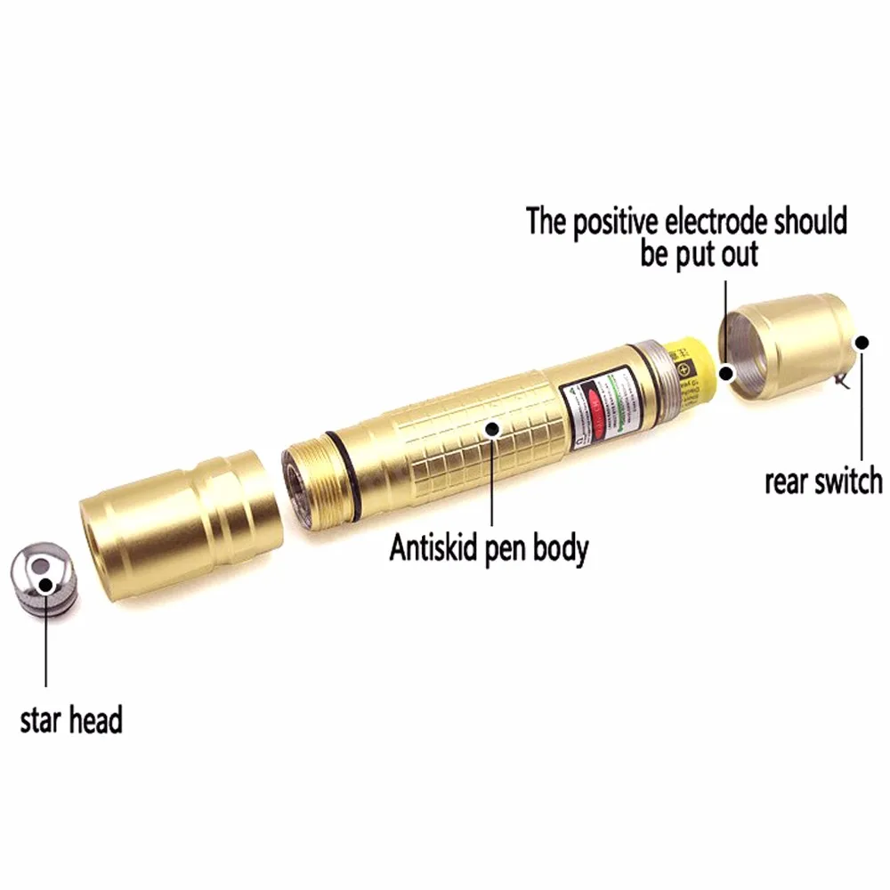 Мощная зеленая лазерная указка 8000-10000 метров звезда Ручка со звездой колпачок фонарик лазерный фокус прицел