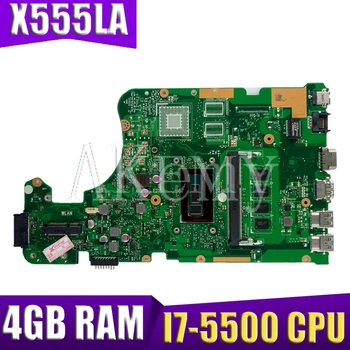 

XinKaidi X555LD Laptop motherboard for ASUS X555LA X555LD X555LF X555LJ X555L X555 Test original mainboard 4GB-RAM I7-5500