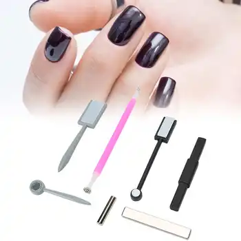 

Acrylic Nail Kit Cat Eye Magnet Stick Varnish Gel Polish Magnet Sets MultiFunctional Manicure Tool Manicure