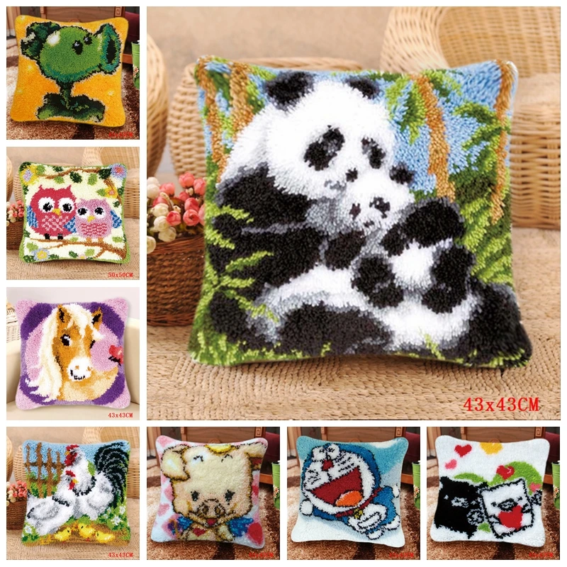 Latch Hook Rugs Kits Cushions, Cushion Button Package